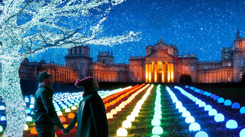Blenheim palace illuminated and develops smart visitor experience